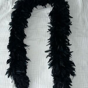 Elegant Black Feather Boas.   Sold together